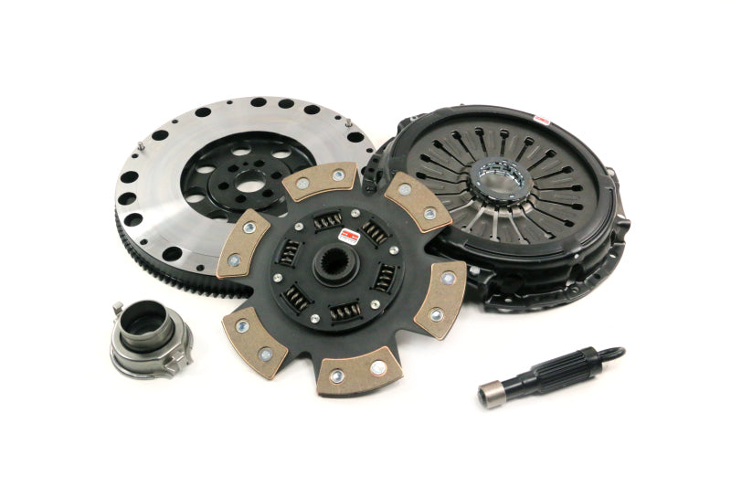 Stage 4: 89-02 Nissan Skyline - 6 Pad Sprung Ceramic Clutch Kit - COMP6047-1620