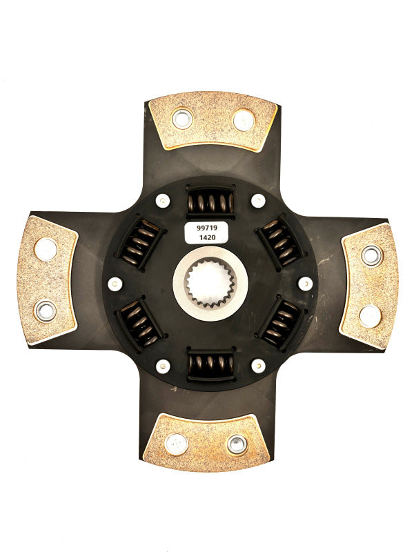 Stage 5: 89-01 Honda Civic D15/D16 1.5L/1.6L - 4 Puck Sprung Clutch Kit - COMP99698-1420