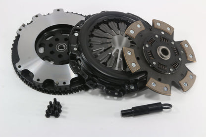 Stage 4: 10-14 Genesis Turbo - 6 Pad Ceramic Clutch Kit w/Steel FW - COMP5096-1620