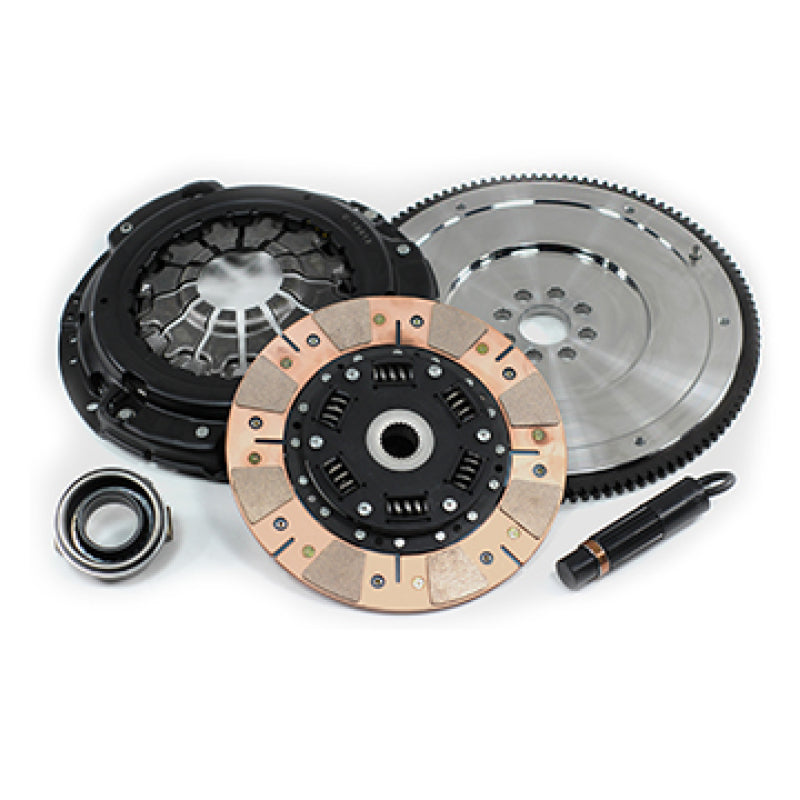 Stage 3: 2002-06 Acura RSX / 2004-2008 Acura TSX, 2002-2015 Honda Civic Si (2.4L K Series) - Ceramic Sprung Clutch Kit (Inc Flywheel Kit)