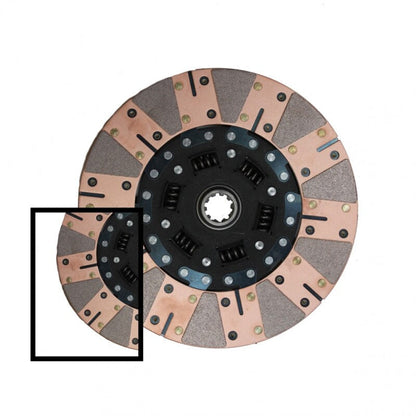 Stage 3: 2002-06 Acura RSX / 2004-2008 Acura TSX, 2002-2015 Honda Civic Si (2.4L K Series) - Ceramic Sprung Clutch Kit (Inc Flywheel Kit)