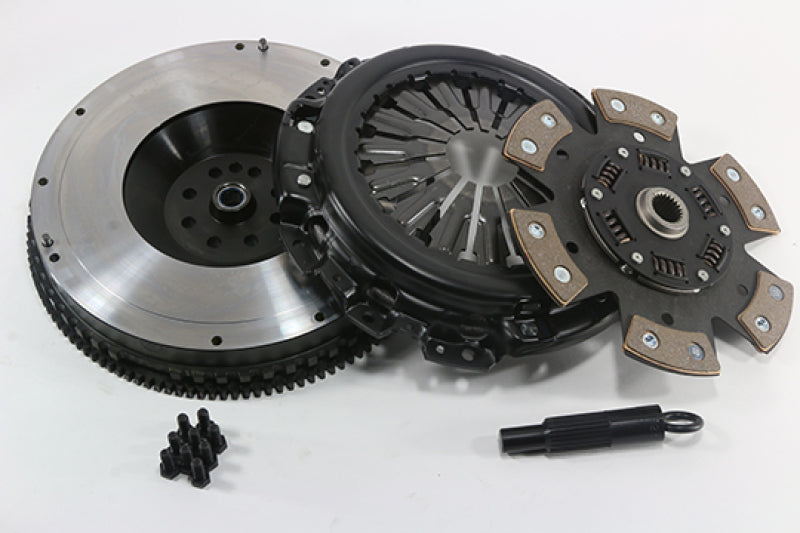 Stage 4: 10-13 Genesis 3.8L 6Cyl - 6 Pad Ceramic Clutch Kit w/ FW **No TOB* - COMP5097-1620