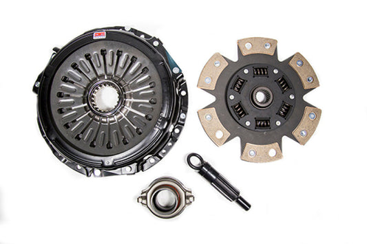 Stage 4: 2008-2010 Mitsubishi Lancer Evo 10 - 6 Pad Ceramic Clutch Kit - COMP5153-1620