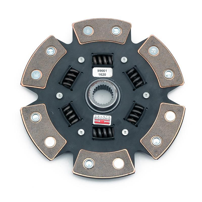 Stage 4: 1994-2001 Acura Integra - 6 Pad Ceramic Clutch Kit w/ Light Pressure Plate - COMP8026-S-1620