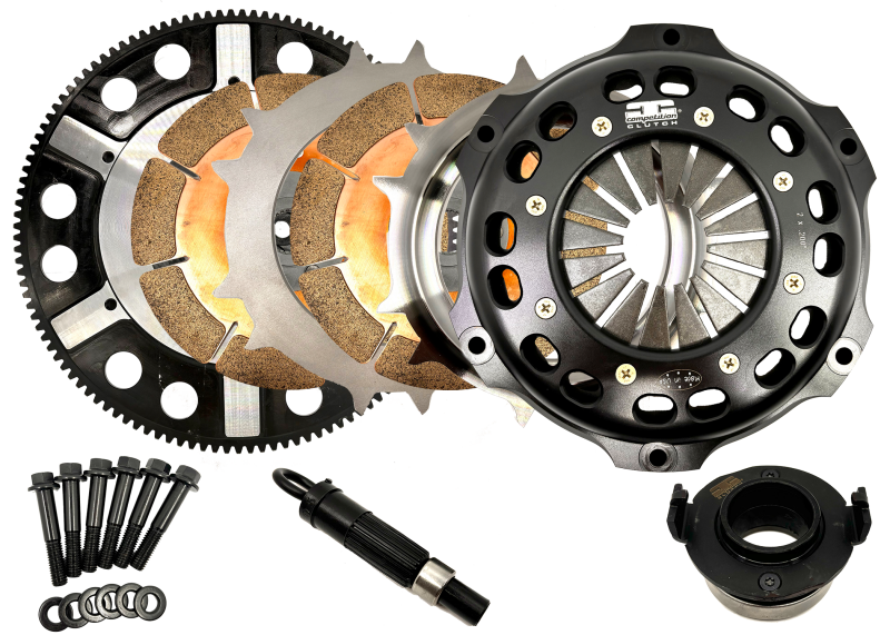 Twin Disc: Honda/Acura B Series 184mm Twin Disc Ceramic Clutch Kit - COMP1848026-2