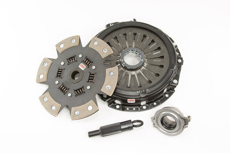 Stage 4: 2003-2006 Mitsubishi Lancer Evo 7/8/9 - 6 Pad Ceramic Clutch Kit - COMP5152-1620